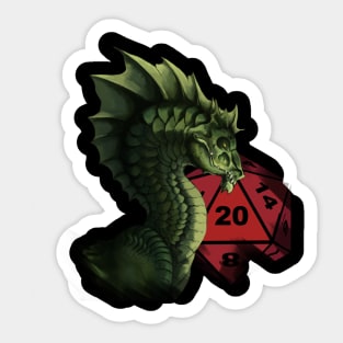 Green Dragon Sticker